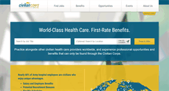Desktop Screenshot of civilianmedicaljobs.com